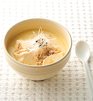 豆腐と豆乳のスープ