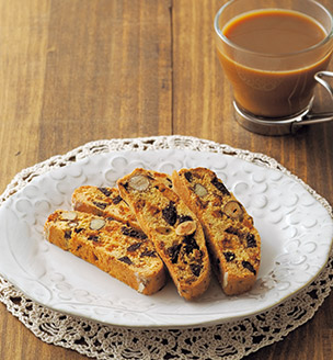 チョコとオレンジのビスコッティ