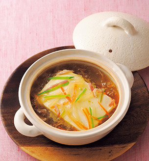 豆腐の柚子こしょうあん煮込み