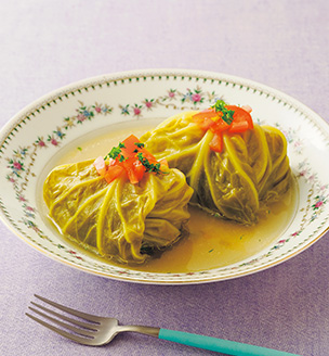春キャベツのロールキャベツ