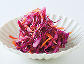 にんじんと紫キャベツの甘酢マリネ