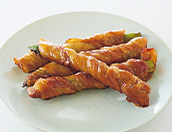 豚肉のアスパラ巻き 照り焼き