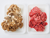 舞茸と牛肉のオイスターソース炒め