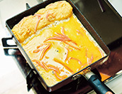 紅しょうが入りの卵焼き