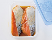 秋鮭のポン酢焼き