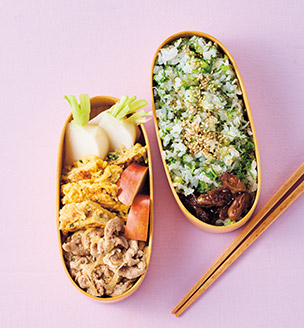 干し野菜を使ったおべんとう